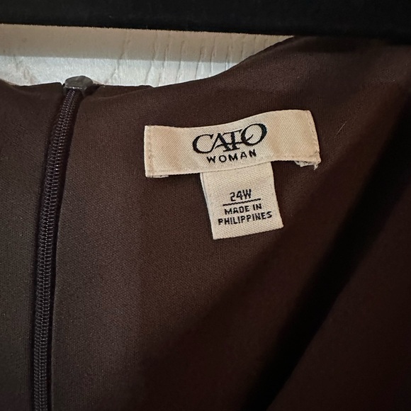 Cato Strapless Chocolate Brown Dress - Picture 5 of 7